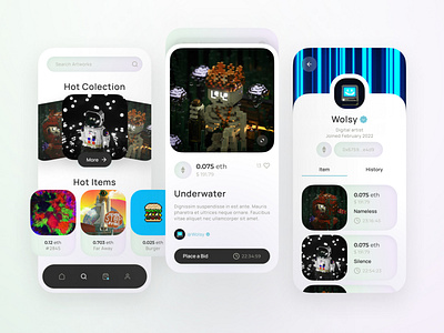 NFT Marketplace - App Concept