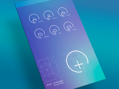 Icons for app AURA-SOMA ® application design icons interface ios iphone