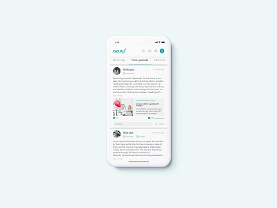 Newp app app concept design ios mobile newparent newport ui ux