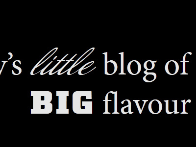 Flavour Blog ltc squareface minion pro typography veer annabelle website