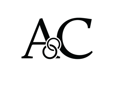 A & C calluna rings typography