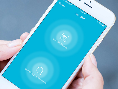 Join Chat chat code ios iphone join qr search sketch ui