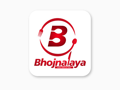 Bhojnalaya logo adobe xd creativity design icon logo typography ui ux vector
