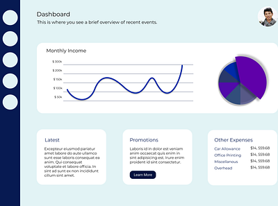 Concept Admin Dashboard design. design ui web