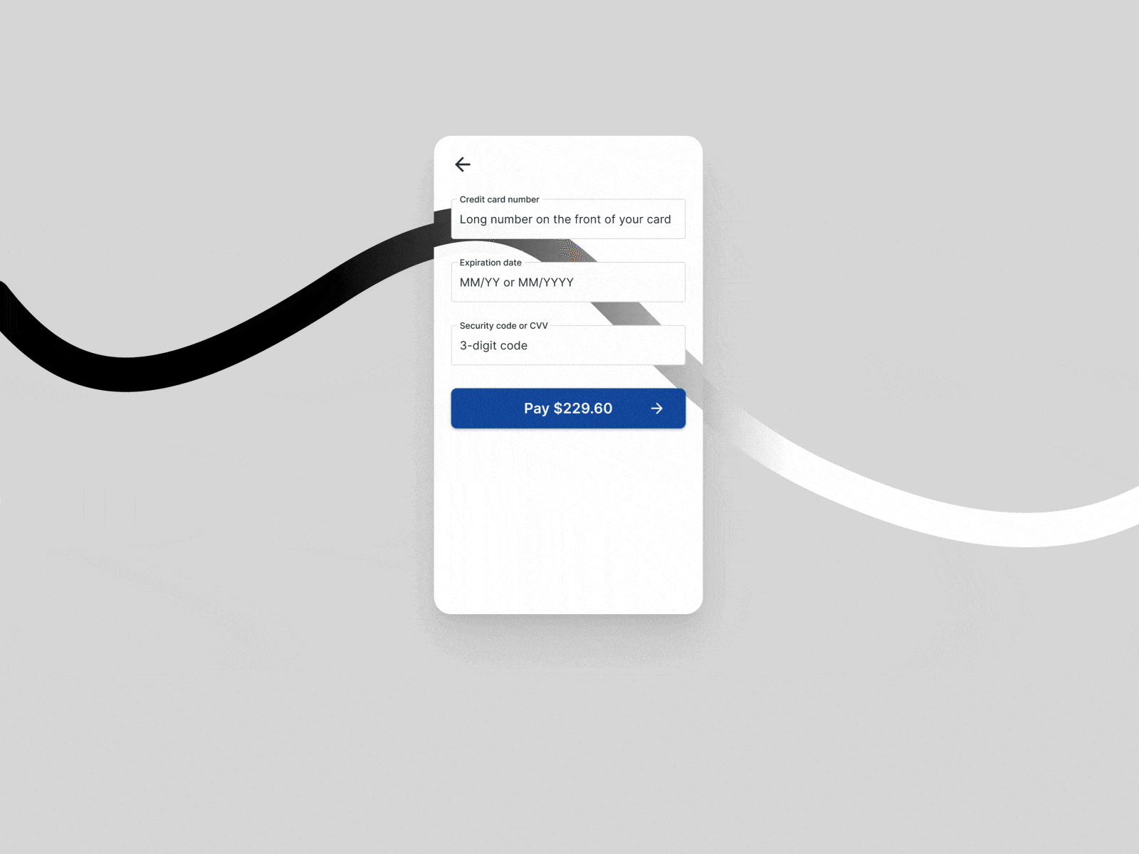 Daily UI #002 — CC checkout animation app dailyui dailyuichallenge design figma ui ux