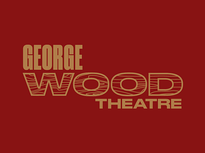 George Wood Theatre druk grain theatre type wood woods