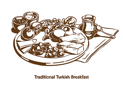 Traditional Turkish breakfast