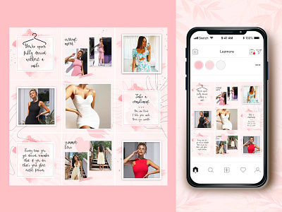 Instagram Grid Design banner griddesign instagram socialpost