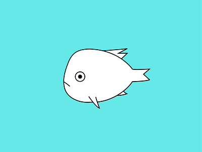 Pondlife! blue dribbble fish illustrator pond water