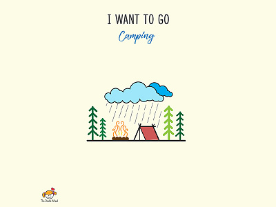 Camping calling- illustration colors doodle illustration illustration design vector vectorart