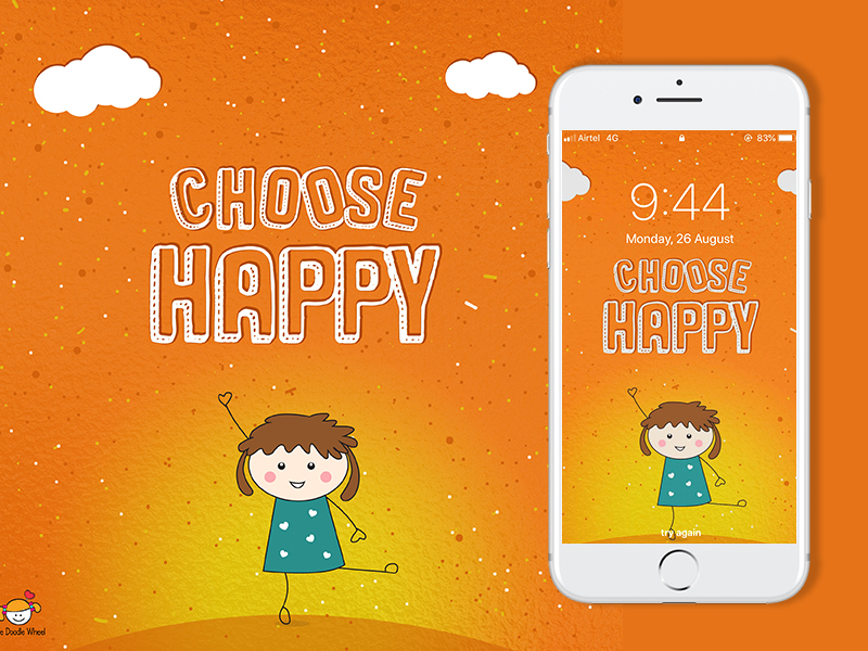 Buy Choose Happy Ipad Wallpaper Minimalist Ipad Wallpaper Online in India   Etsy