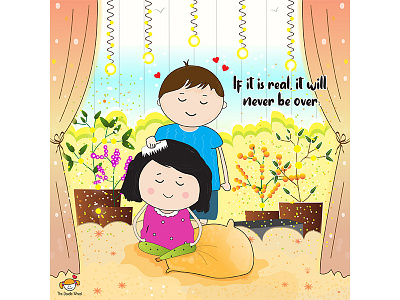 love illustration ❤❤❤ colorful colors couple design hubby illustration illustrator love wife