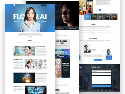 Flow Webtemplate ai ui uiux webtemplate