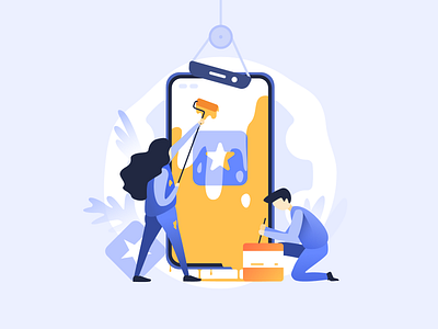 Support and update versions illustration analytics app architecture automatization candidate design development icon illustration onboarding process promo release update users vector web wish