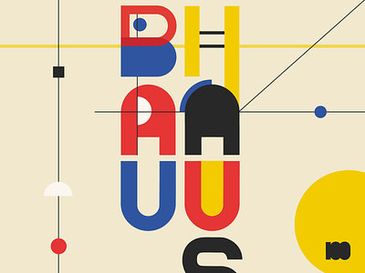 Bauhaus100 bauhaus bauhaus100 collage design illustration kandinsky minimal vector