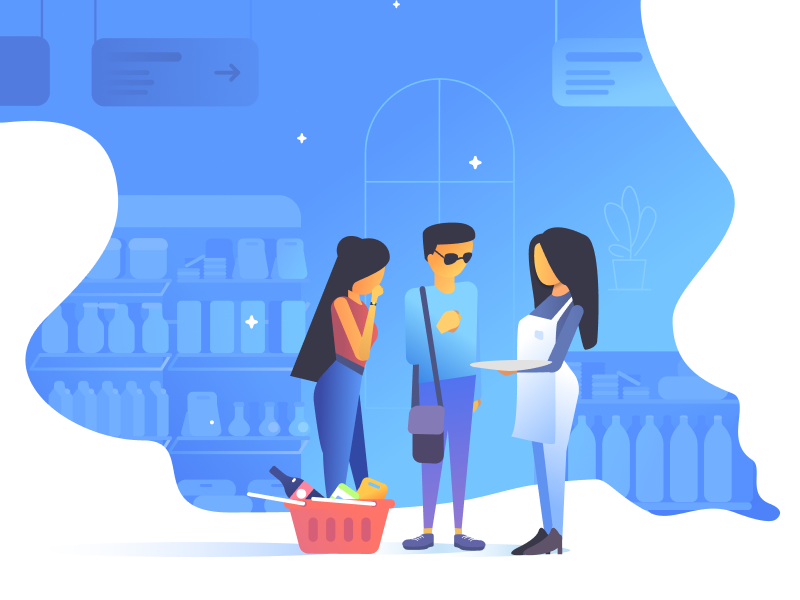 Retail: Illustration by Antro on Dribbble