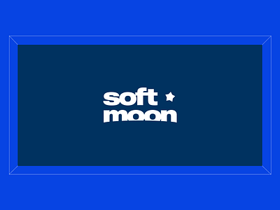 Logofolio — Soft Moon blue brand branding design icon identity illustration logo logotype mojo moon promo soft vector