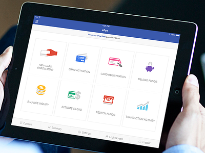 Dashboard iPad epos ipad app ipad application ipad dashboard payment dashboard ipad payment project