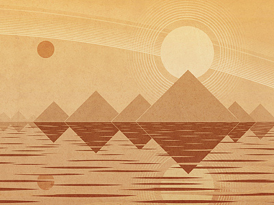 Quiet Alien Landscapes 2 alien design fischer illustration julian planets vector