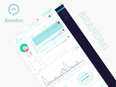 Web app design : Brandmi daa dashboard design design app iconography ui ux web app