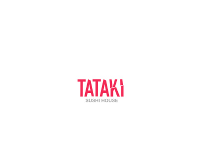 TATAKI - sushi house branding design logo typography
