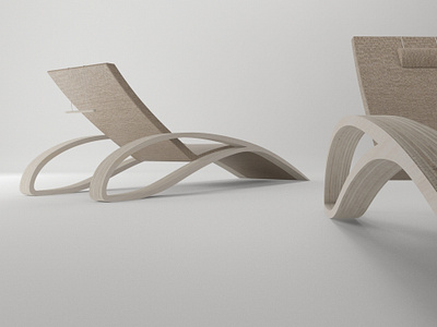 Organic chaiselounge - Furniture Design chaiselounge design furniture furniture design industrial organic wood
