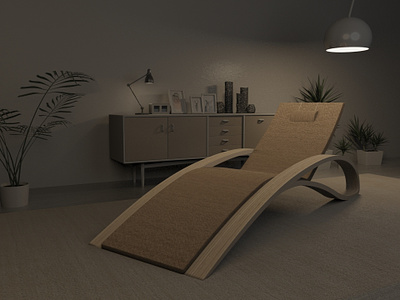 Organic ChaiseLounge - Furniture Design