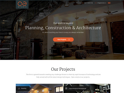 AE Studio architecture clean construction flat minimalistic ui ux website