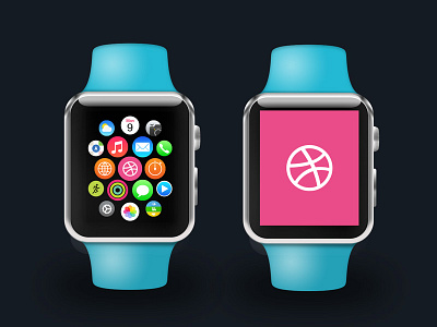 Dribbble iWatch Concept clean concept dribbble iwatch minimalistic ui ux wireframes