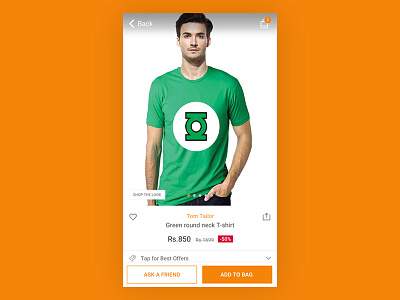 Product detail iOS app ecommerce fashion ios product detail ui ux