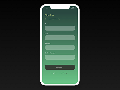 Daily UI 001 (Sign Up) app creative dailyui dailyui 001 design dribbble graphicdesign sketchapp ui uidesign uidesigner ux uxdesign visualdesign