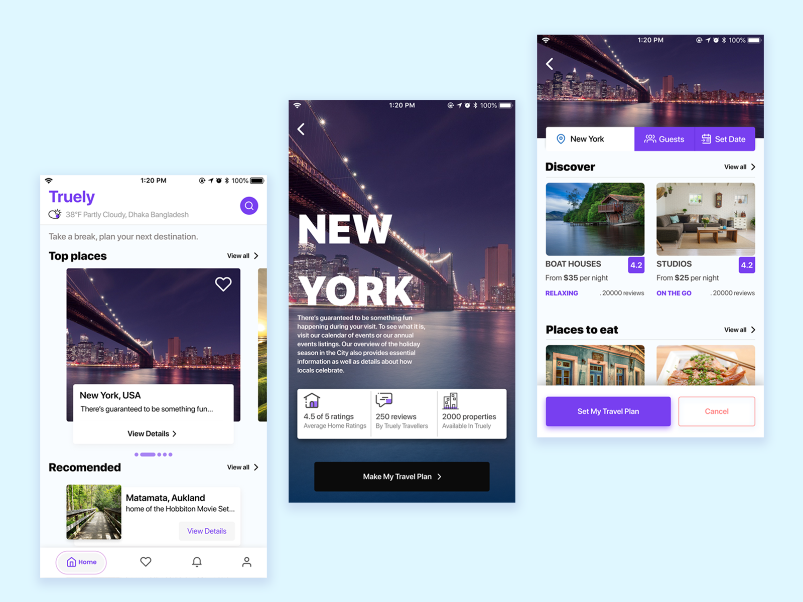 VRS & Travel App by Nahiyan on Dribbble