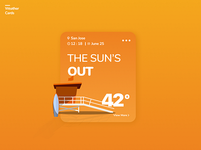 Weather App Cards
