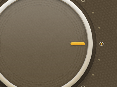 Frosted Glass Knob control dial knob ui volume