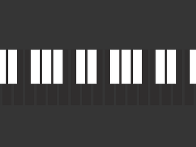 Black Piano Keys design illustration vector