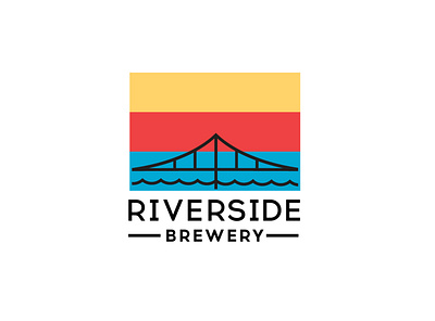 Riverside Brewery Brand Identity alcohol beer brand branding branding design brewery brewery logo hipster identity logo logodesign logos logotype