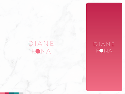 Diane Fona | Branding and Identity Design branding branding design female logo logo design logodesign logotype logotype designer luxurious luxury luxury branding luxury design luxury logo marble modern pink women