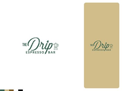 The Drip | Branding and Logo brand branding branding design coffee coffee shop coffeeshop espresso espresso machine identity logo logo design logodesign logos