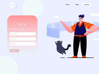 Sign Up Page Design