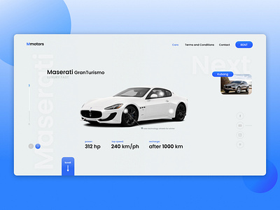 Car Rental Landing Page adobe car design landing layout page page design ui ux web website