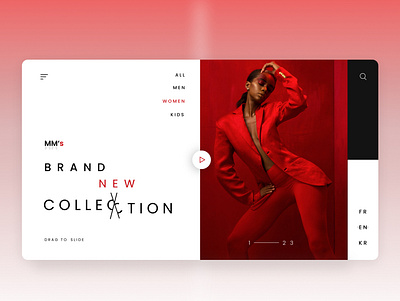 MM FSHN vol.2 adobe design landing layout page page design ui ux web website