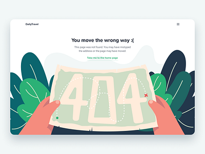 404 Page for DailyUI --- 008