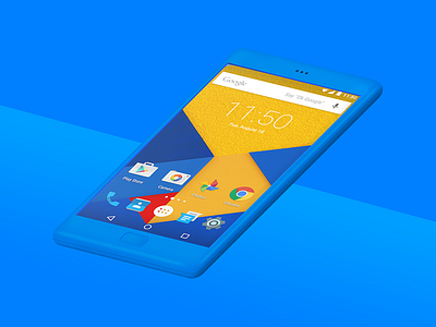 Pop Phone Mock-up android blue mock up mockup phone photoshop pop