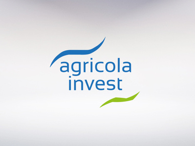 Logo Agricola invest design logo typography vector