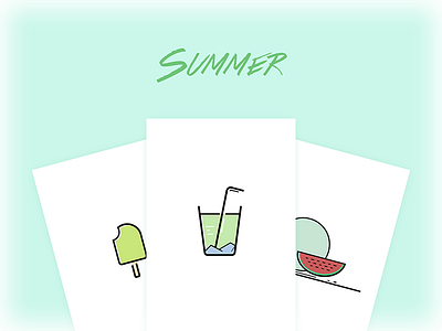 Icons for Summer icon summer