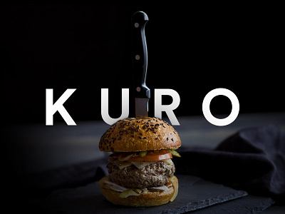 KURO beverage design drink food food and drink kuro kuro kin uxui web
