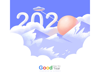 Happy new year 2020 2020 trend background google illustration landscape new year