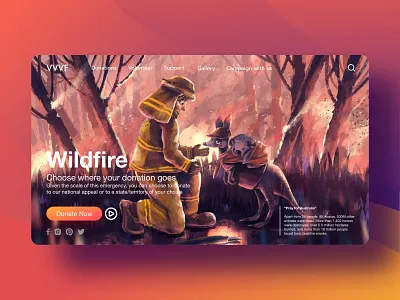 “Pray for Australia” australia background character concept firefighter illustration kangaroo koala bear landscape pray sadness volunteer web design wildfire wildlife