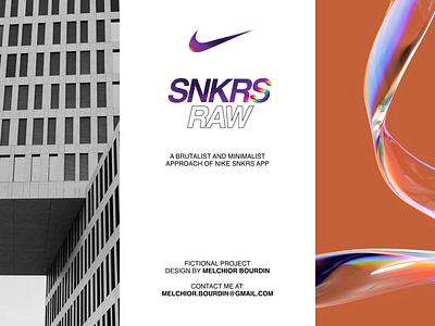 Nike SNKRS RAW — Brutalist approach of NIKE SNKRS App branding design ui ui design uidesign ux ux design ux design agency uxui