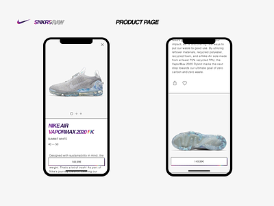Nike SNKRS RAW — Brutalist approach of NIKE SNKRS App branding ui ui design ux ux design ux ui uxdesign uxui